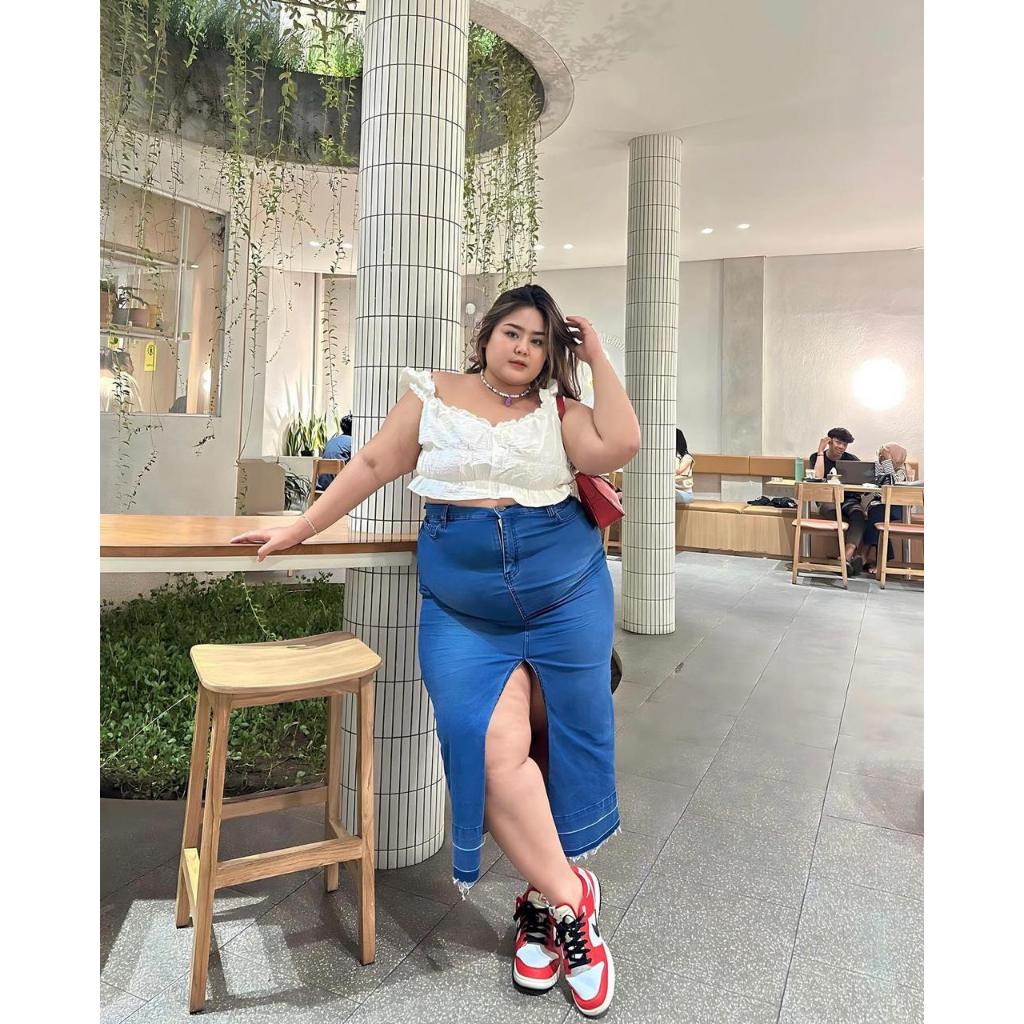 ROK JEANS WANITA NORIN SKIRT KOREAN STYLE BIGSIZE-SYSCLOTHIER JEANS