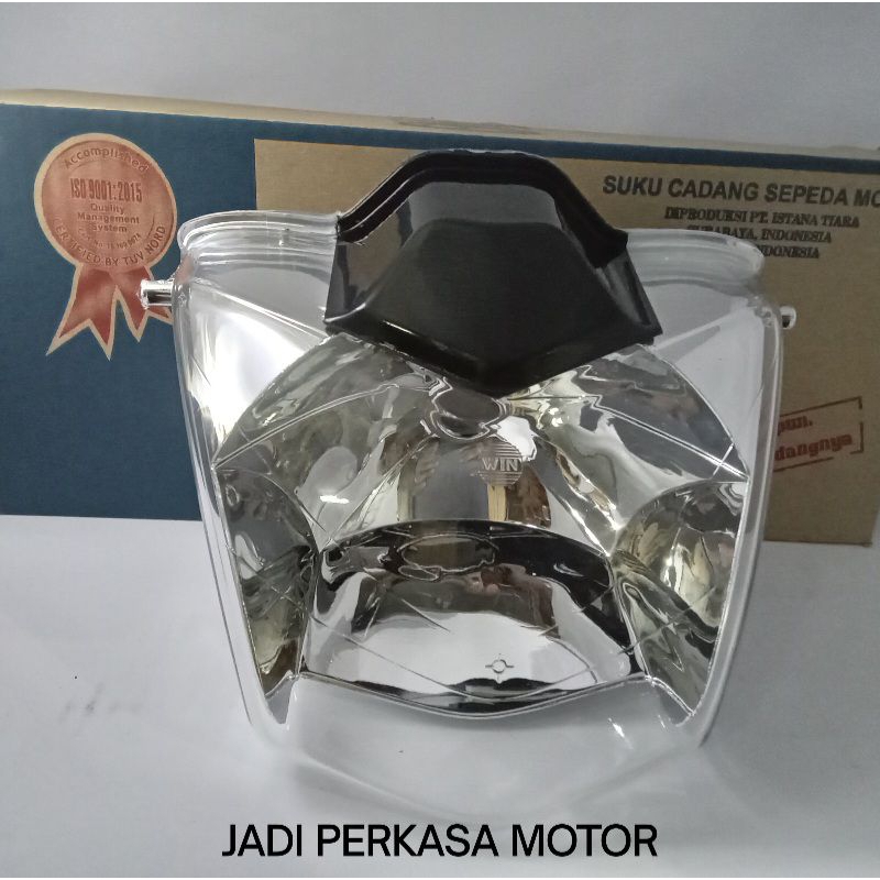 "WIN" Reflektor Lampu Depan Motor Karisma
