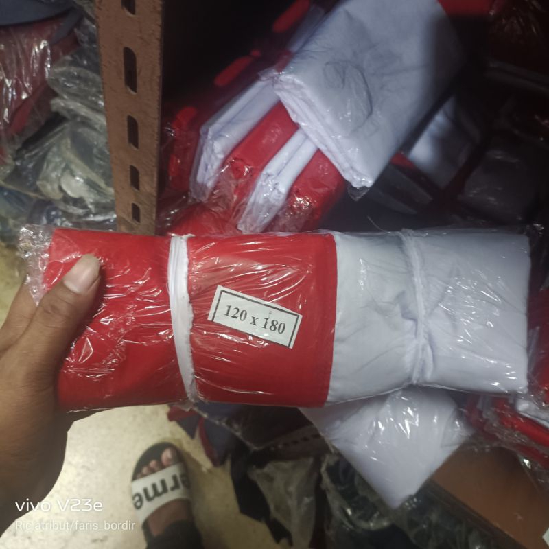 Bendera merah putih ukuran 120x180 bendera kantor merah putih besar