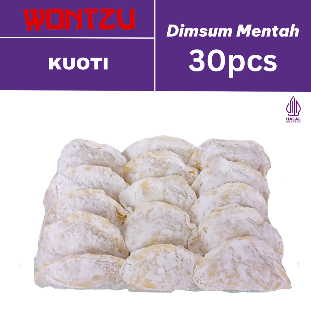 

Dimsum Kuoti Mentah - isi 30 Pcs - 100% Halal (Minimal 30 pcs)