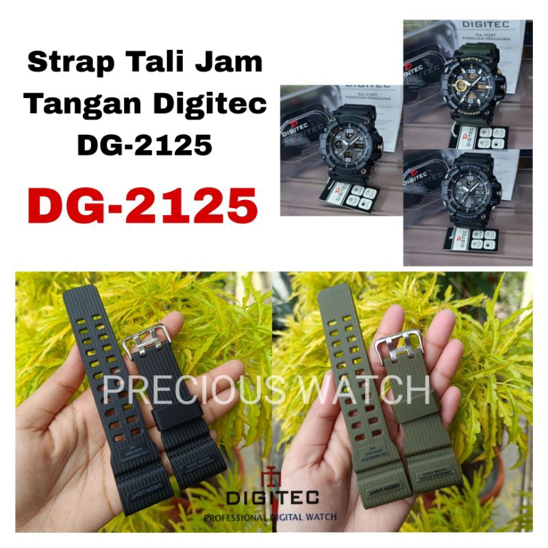 Strap tali jam tangan digitec 2125 tali digitec DG-2125 DG 2125T tali jam digitec 2125T Pas dan bisa