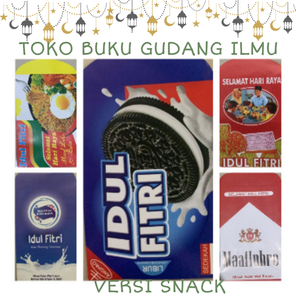 

Amplop THR Lebaran Ukuran "KECIL" Motif Snack 7 X 11 Cm