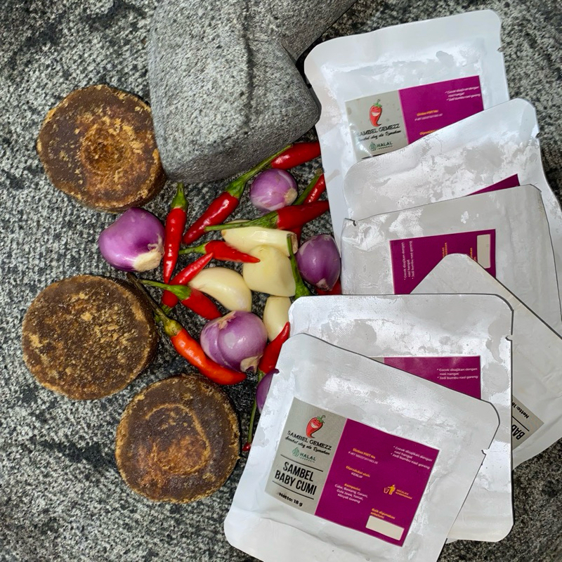 

sambel gemezz sambel baby cumi isi 6 sachet