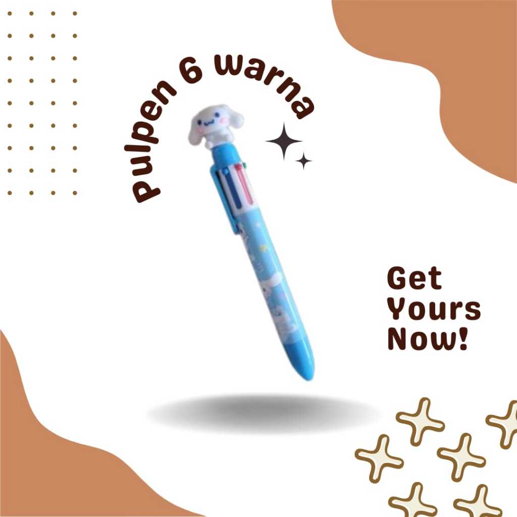

PULPEN 6 WARNA | PULPEN 6 WARNA MOTIF CINNAMOROLL