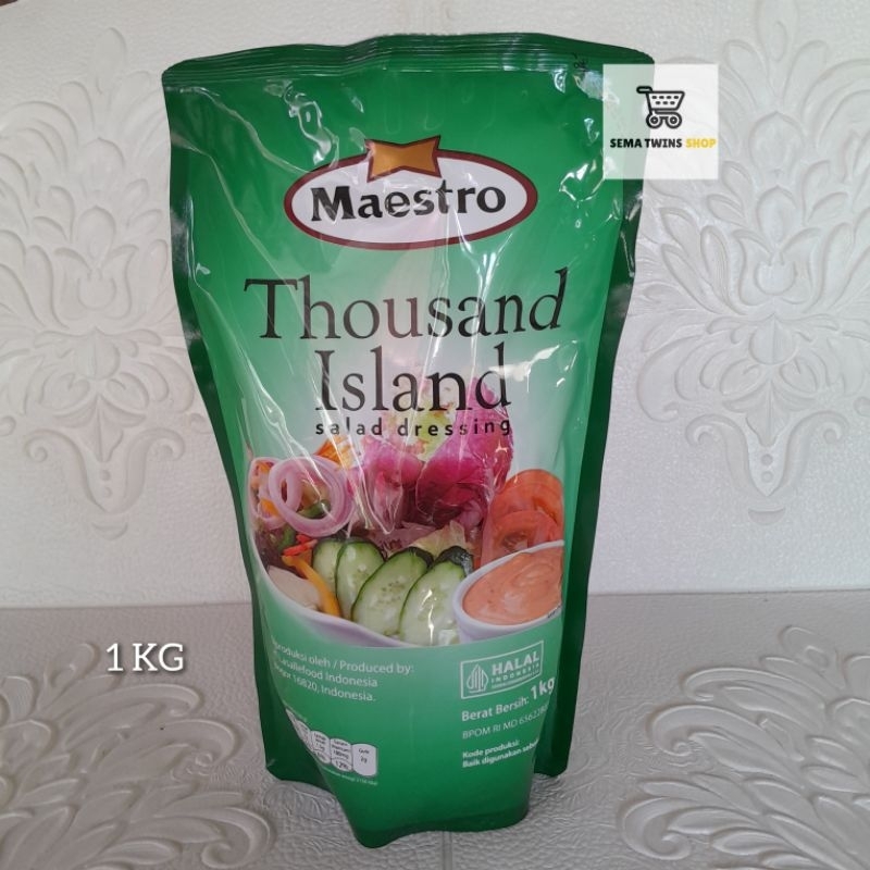 

Thousand Island Maestro 1kg - Salad dressing / Mayones salad 1 kg