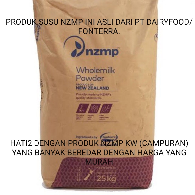

NZMP Susu Bubuk Full Cream Original Repack (Import New Zealand)