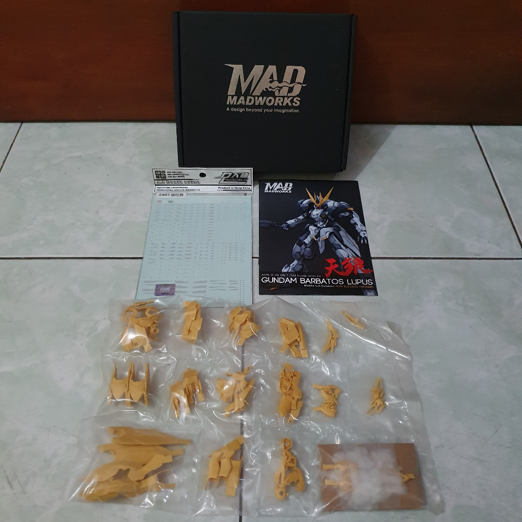 Resin Conversion Kit HG 1/144 Gundam Barbatos Lupus Merk Madworks