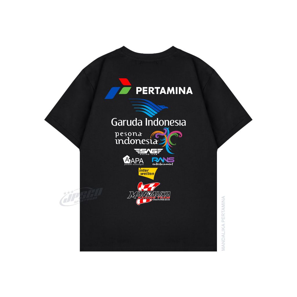 KAOS MANDALIKA RACING TEAM ORIGINAL BAJU SIRKUIT MANDALIKA INTERNATIONAL KAOS MOTO GP MANDALIKA SAG 