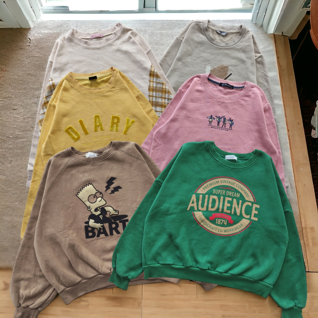 SWEATER CREWNECK / SWEATER HOODIE / JAKET CREWNECK / JAKET HOODIE / HOODIE ZIPPER / JAKET HALF ZIP S