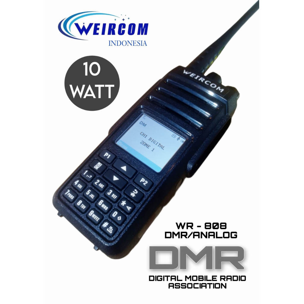 HT WEIRCOM WR-808 WR808 DMR VHF