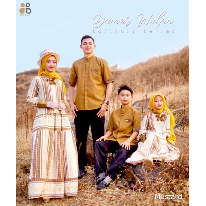 Ready Stok SARIMBIT 2024 Famset Damar Wulan Mustard By NUBUA
