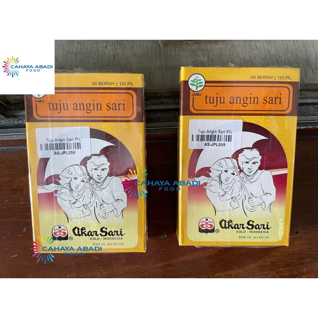 

Jamu Akar Sari - Tuju Angin Sari Pil Isi 120 pcs - Untuk Meriang, Perut Kembung, Sakit Kepala