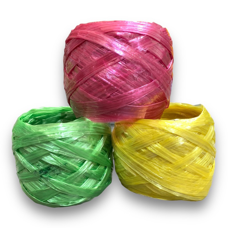 

Tali Plastik / Tali Rafia Gulungan Kecil/ Tali Plastik pergulung Warna Warni