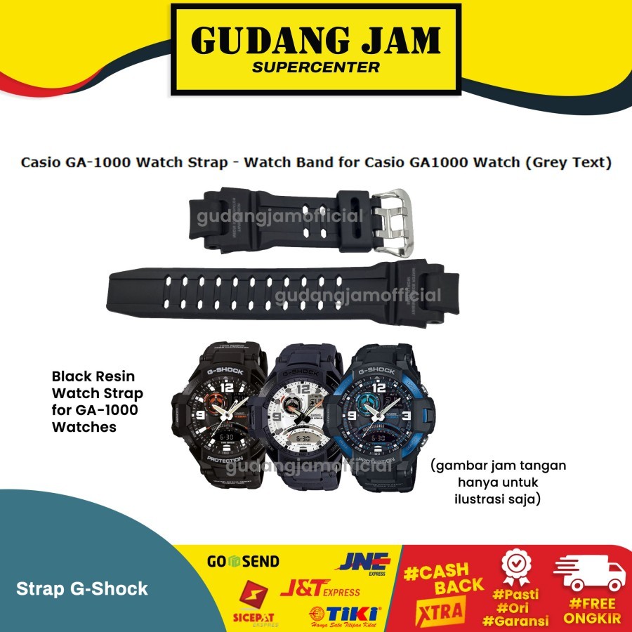 Tali Strap G-Shock GA-1000-1B GA-1000-2B GA-1000-9G GA1000 Original