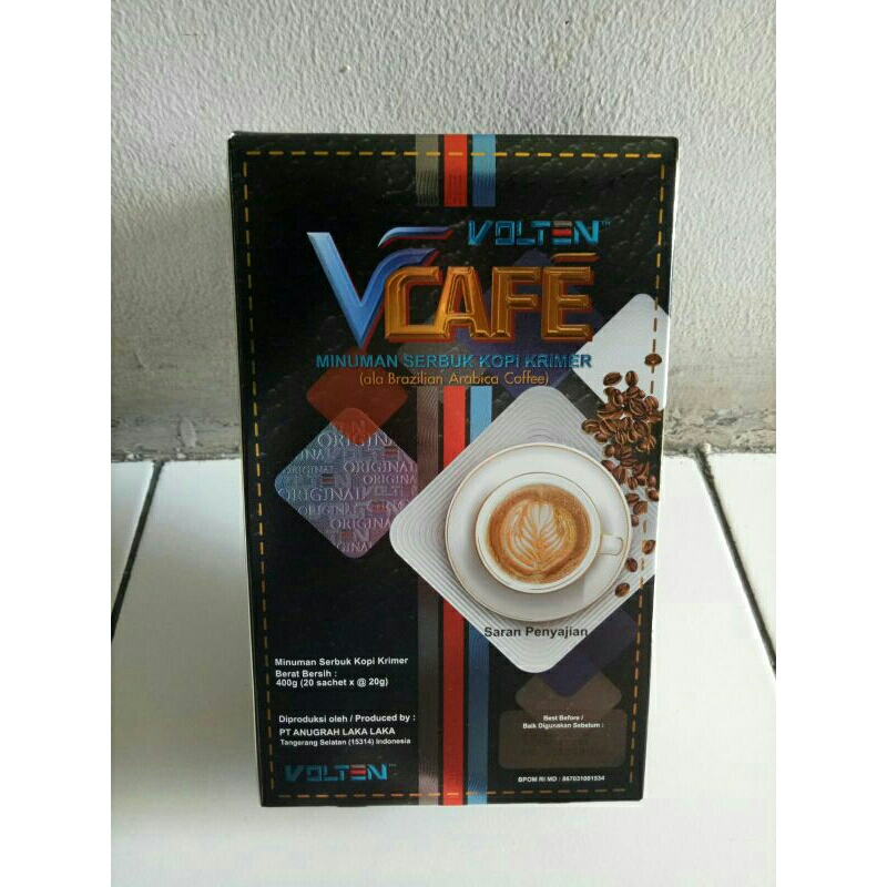 Kopi vcaffe Volten isi 20 sachet