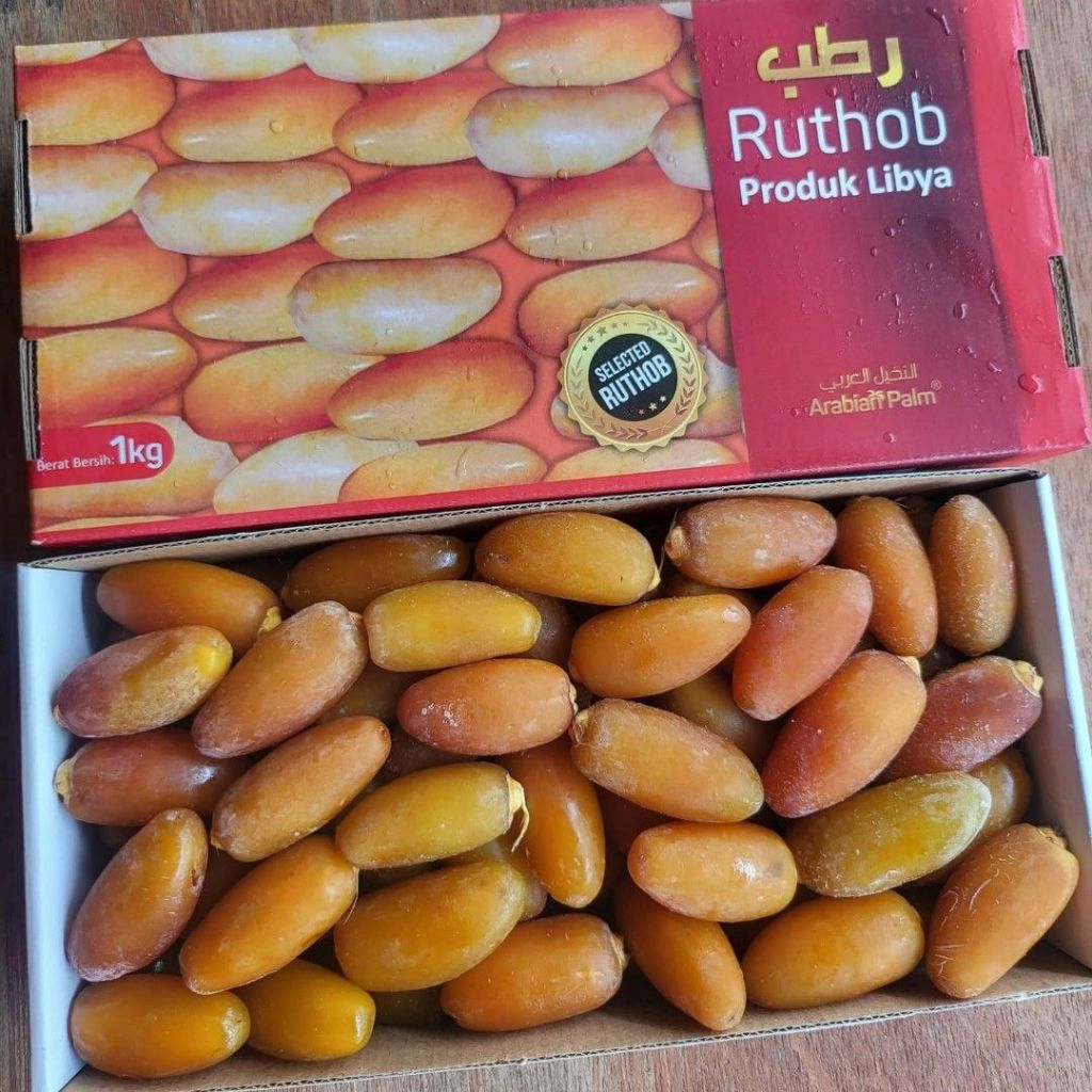 Kurma Ruthob/Ruthab Libya 1kg Kurma Muda Harga Grosir - Manis BEST QUALITY PREMIUM PROMIL