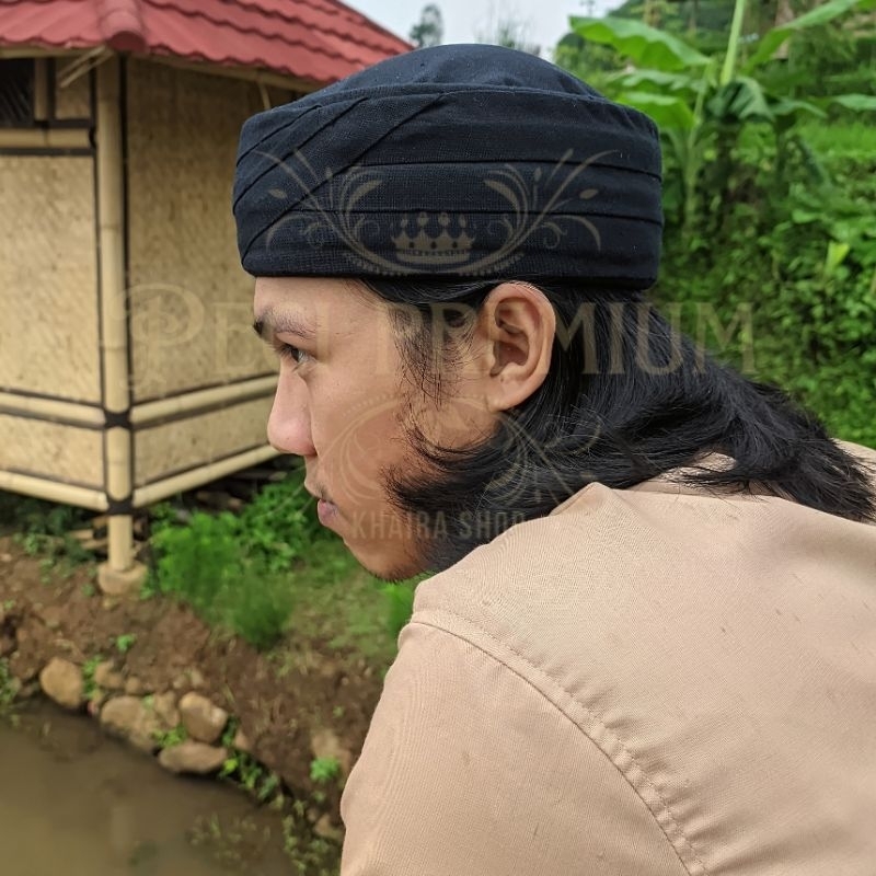 peci songkok bahan katun, peci imamah, peci blankon, peci sunan, peci songkok