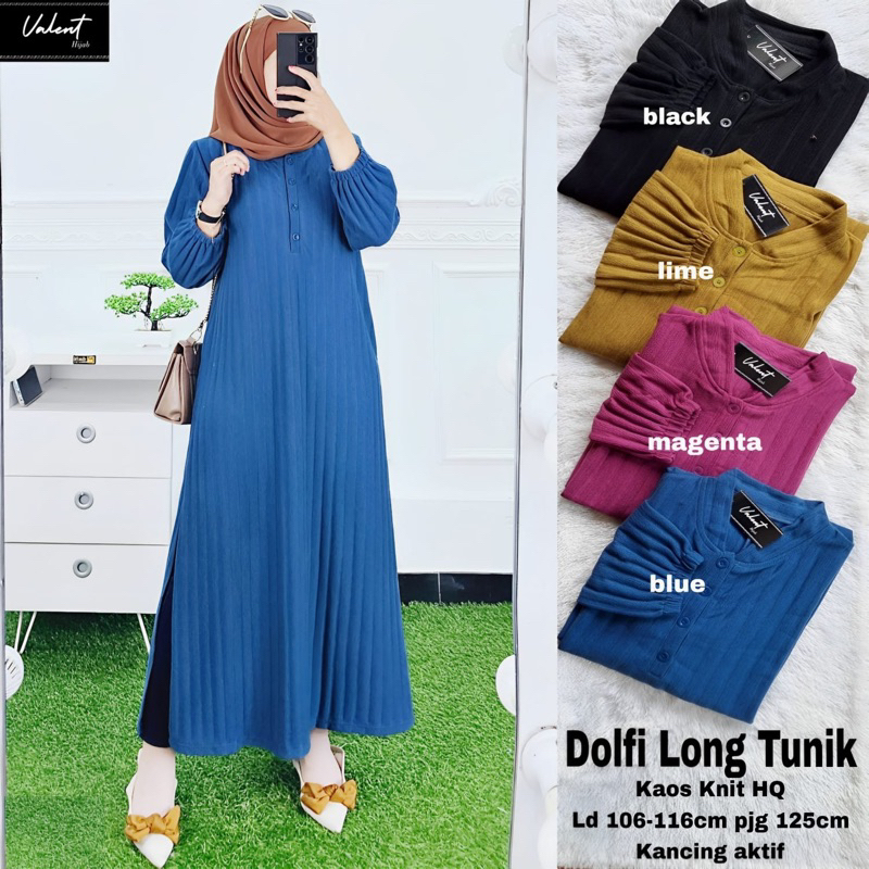 VERISTA • DOLFI LONG TUNIK • YULI - PAULA POCKET TUNIK UNIQLO HIGH QUALITY BY OLIN | YULI #2 LONG TU