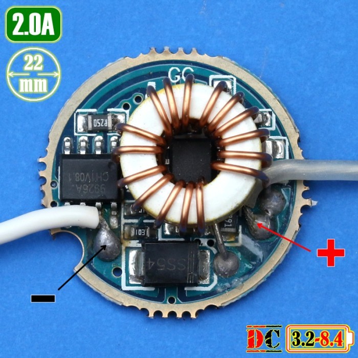 Driver Senter 2 Baterai 22mm 2A Led Cree XD16 T6 XML Swat Taff 5 Mode Pstle106 Ayo Order