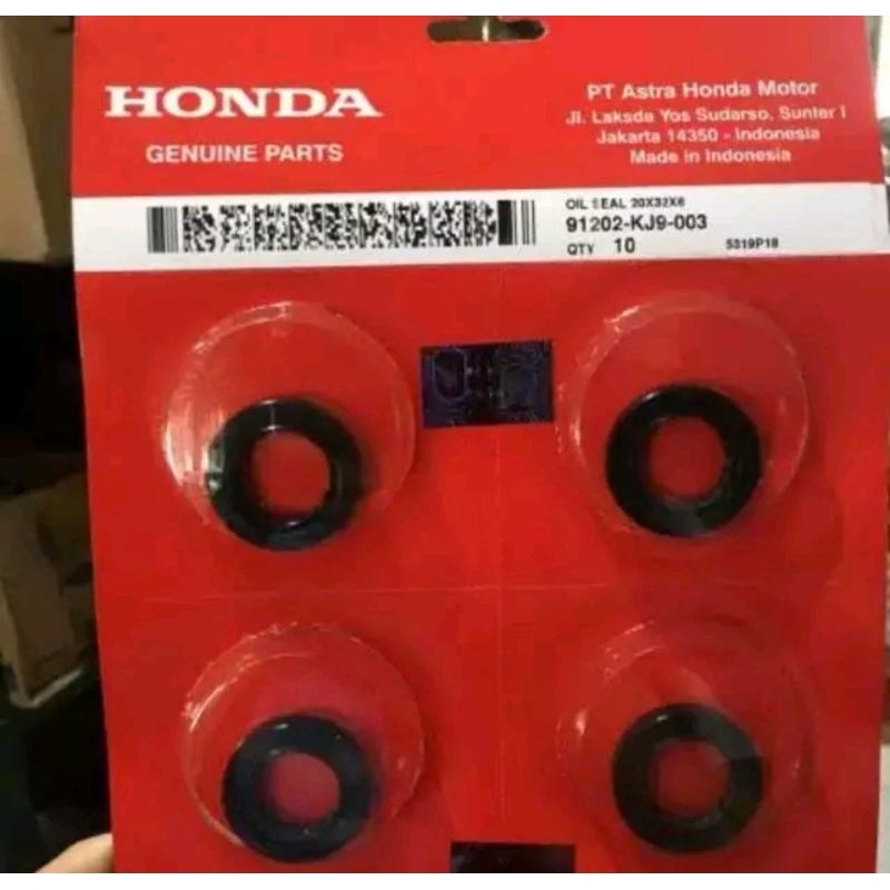 91202-KJ9-003 HGP 100% ORI OIL SEAL 20X32X6 GARDAN CVT BELAKANG BEAT VARIO SCOOPY 91202KJ9003