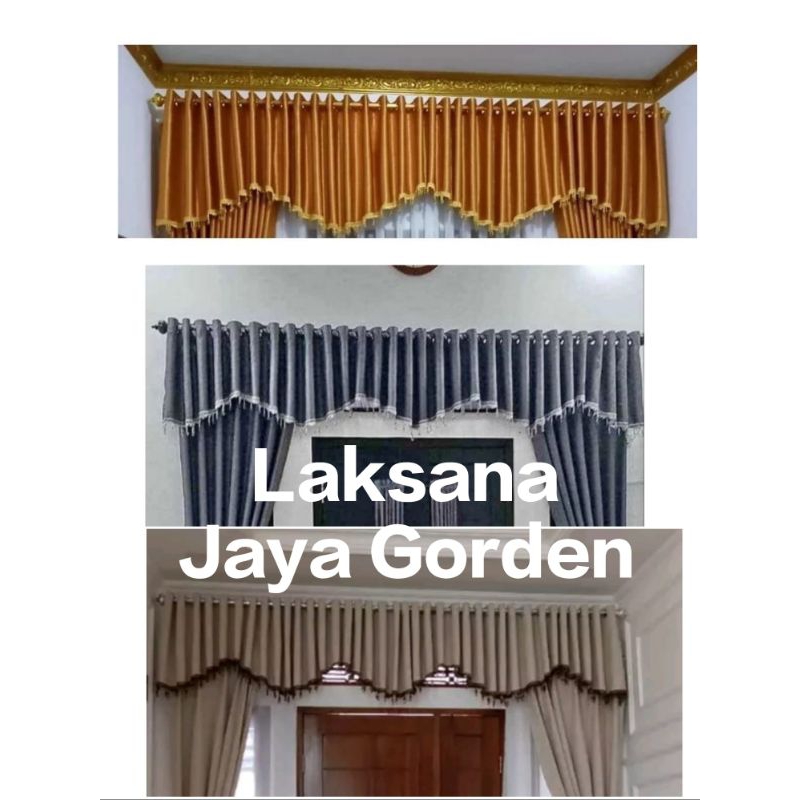Gorden poni renda Poni  saja gorden atas pintu Hordeng jendela Ruang tamu