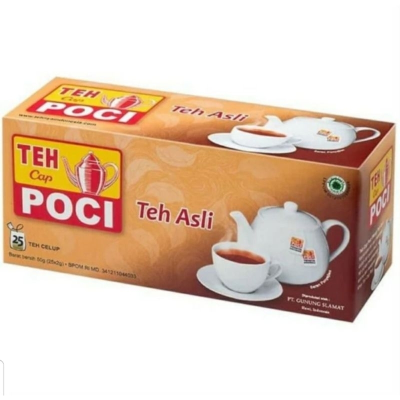 

Teh Poci teh hitam celup 1 box isi 25 bag @ 2g