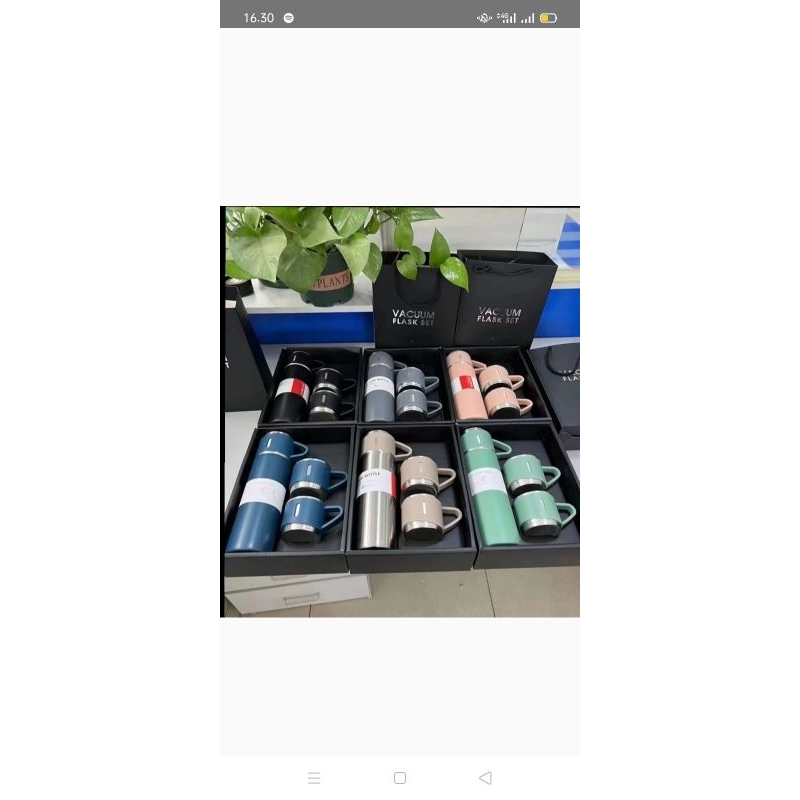 termos sultan vakum set cangkir