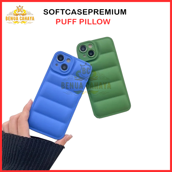 CASE BANTAL IPHONE 11 / 11 PRO / 11 PRO MAX- PREMIUM PUFF PILLOW SOFTCASE- BENUACAHAYA