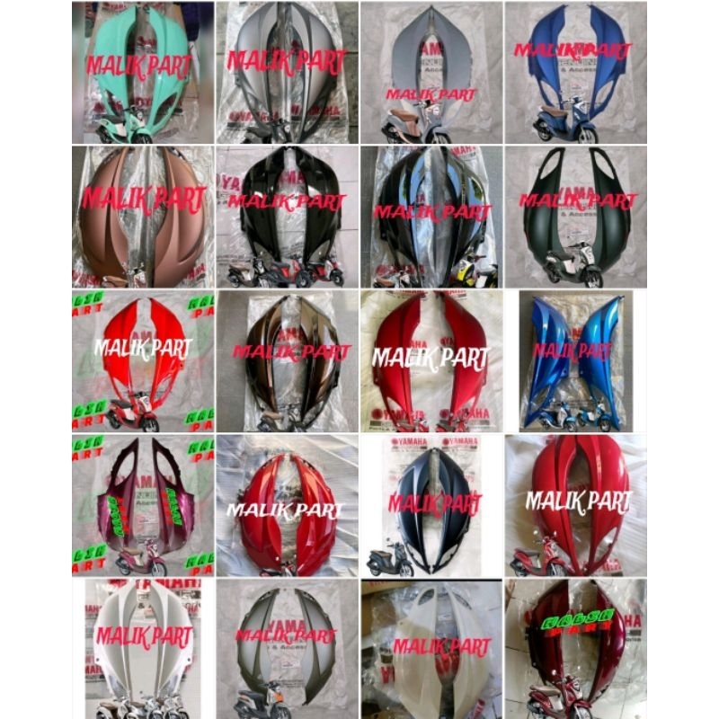 BODY BELAKANG SET KANAN KIRI FINO FI 125 FINO GRANDE ORIGINAL YAMAHA