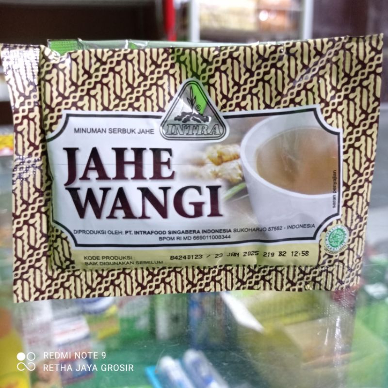 

Jahe Wangi Intra Renceng 10 sachet
