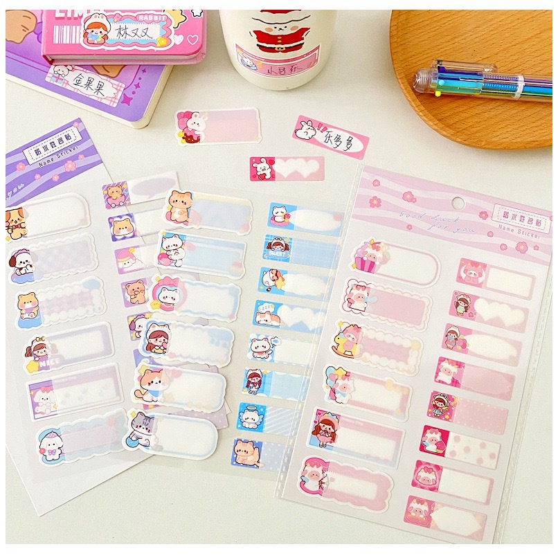 

name label sticker tag sticker nama label tempel tulis