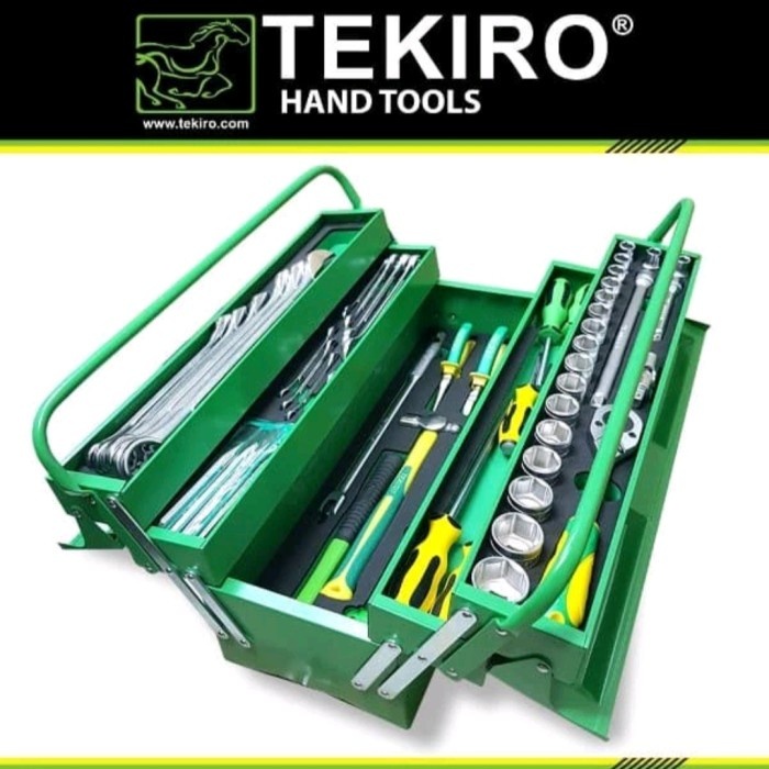 TEKIRO TOOL BOX SET 66 pcs mekanik tools 66pcs mechanic tool kit / TOOL KIT SET "TEKIRO" 66PCS || TO