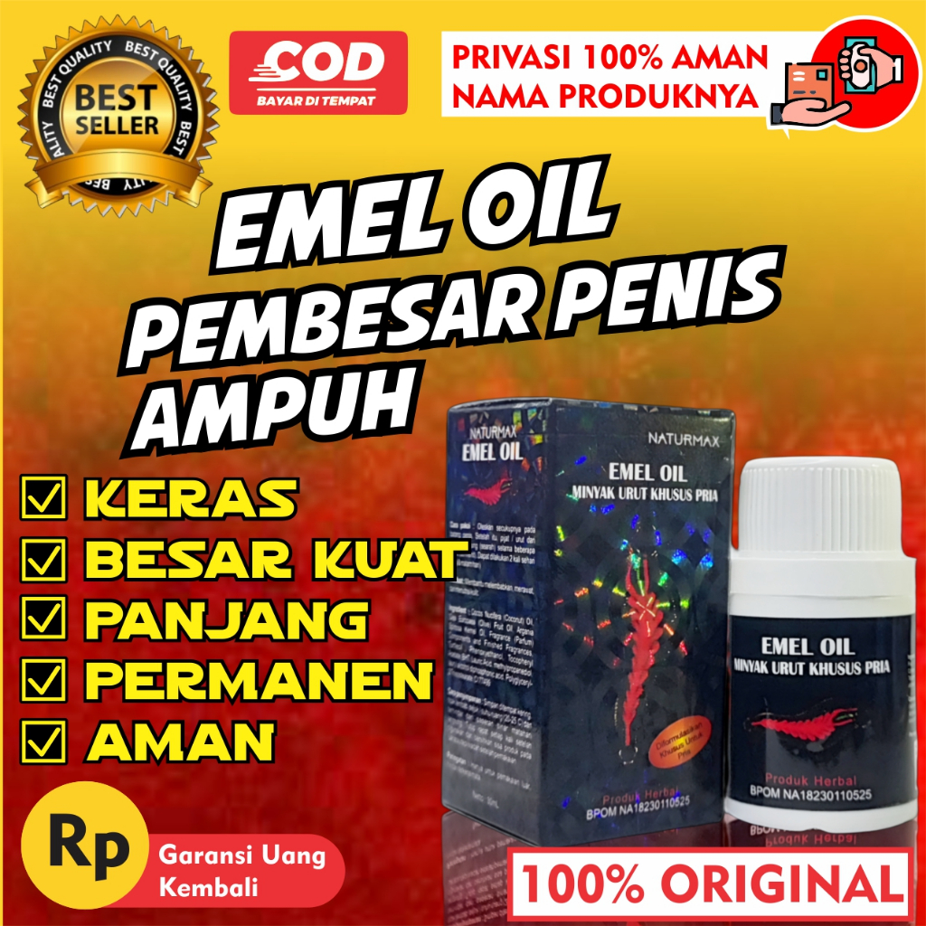 EMEL OIL MINYAK LINTAH PAPUA minyak lintah hitam papua asli 100% minyak pembesar penis obat pembesar