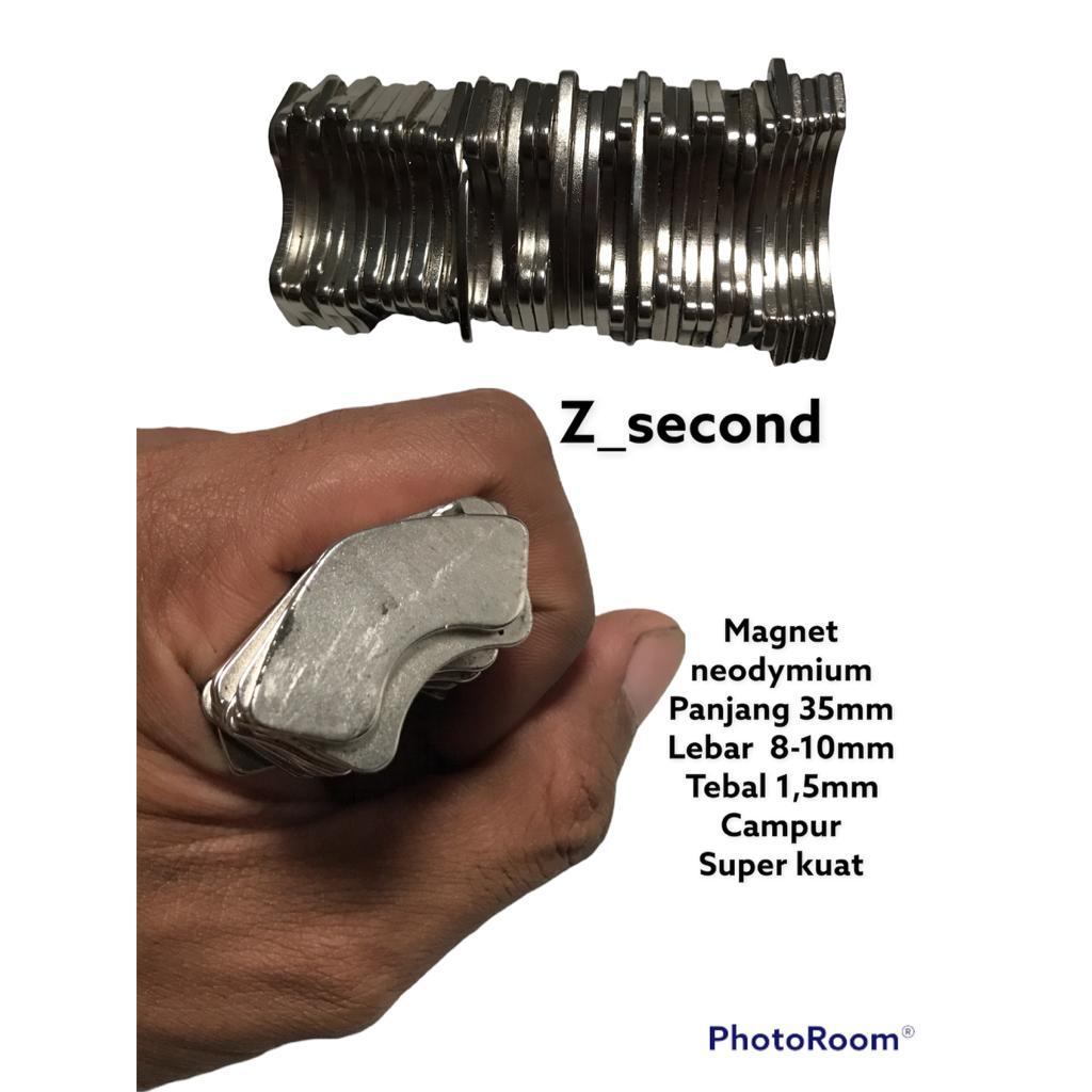magnet batu beras ex hardisk tebal 2-2,5mm super kuat asli neodymium