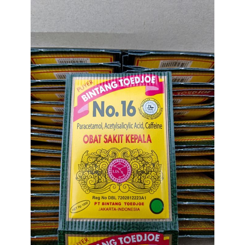Obat Sakit Kepala Puyer 16