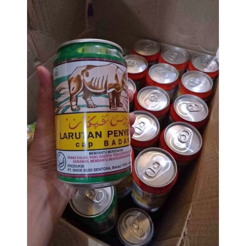 

Larutan Cap Badak 320ml, Larutan Penyegar Tubuh || Harga Perkaleng