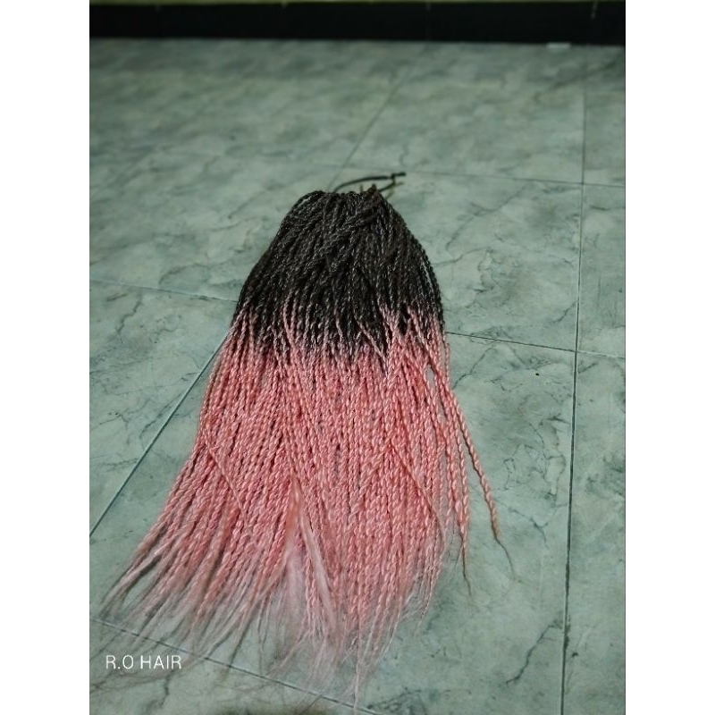 Rambut Sambung Afrika Kepang Mix 2 Warna/Rambut Palsu