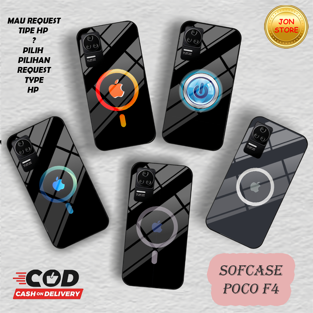 (QR 21) Sofcase Glossy -Case-Silikon CASING XIAOMI POCO F4 OPPO RENO 8T 4G 5G OPPO A57 2022 A77S OPO