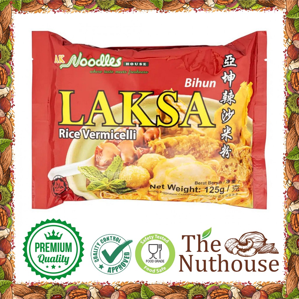 

AK Noodles House Laksa Vermicelli / Bihun 125gr [HALAL]