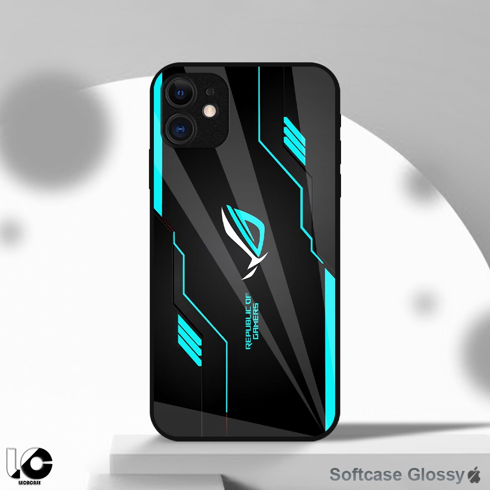 [LR20] Softcase Glossy Iphone 11 12 13 14 15 Pro Max Mini X XR 7 8 9 Case Premium Kilau Mirror Subli