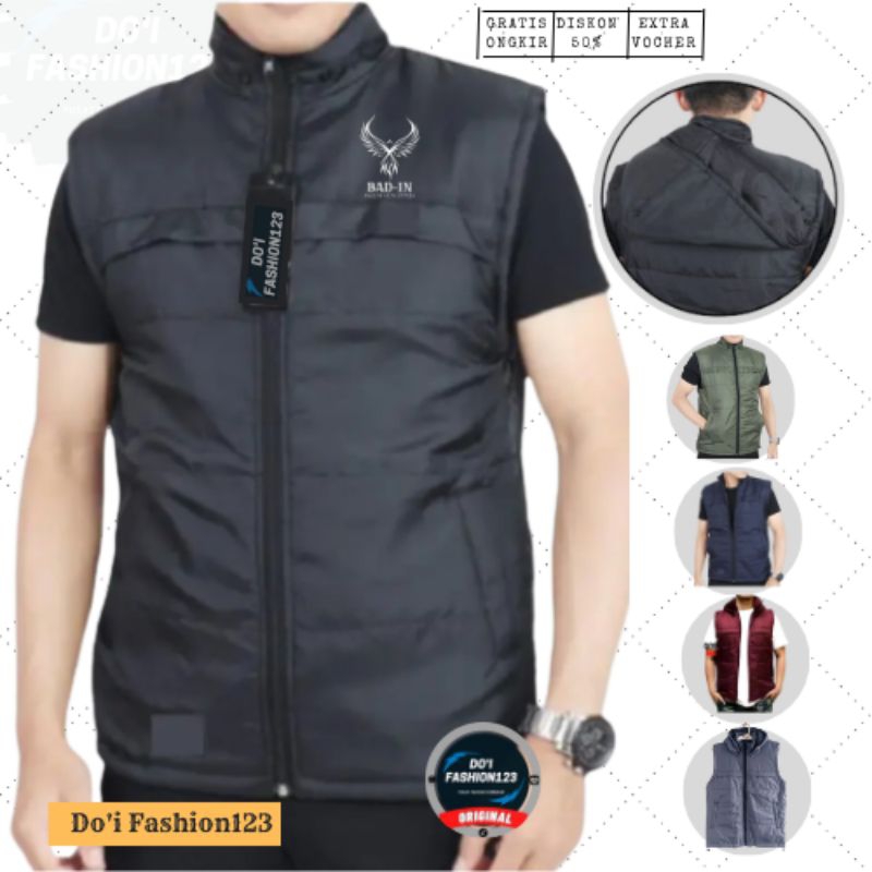 JAKET ROMPI PARASUT PRIA JUMBO BAD-IN PHONIX / Vest Polos pria bikers Motor driver komunitas