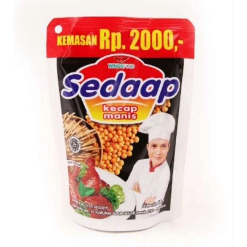 

Kecap Sedaap Refill 63ml / kecap Sedap 2000 / kecap manis Sedaap Refill kecil