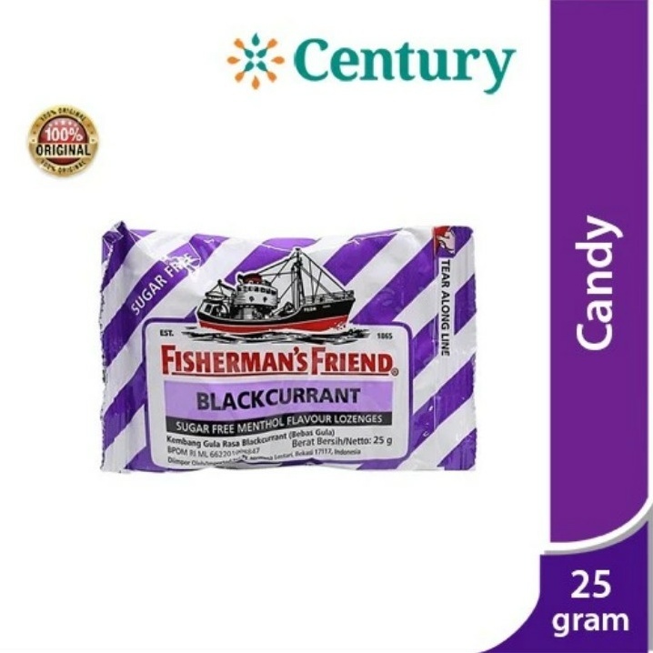 

Fisherman's Friend Sugar Free Blackcurrant