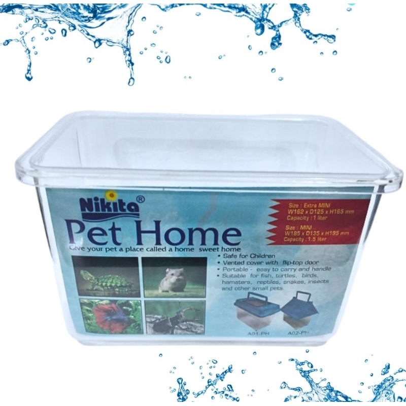ARMADA /NIKITA / IKI PET HOME 01 Aquarium  ikan kecil kura kura