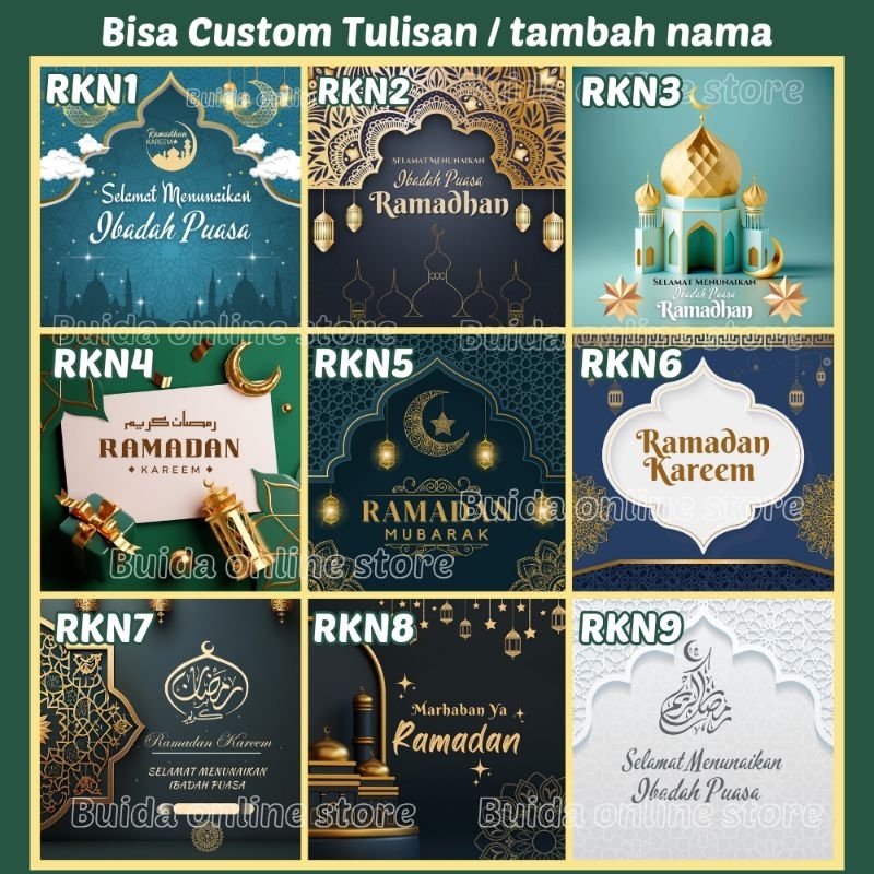 

Kartu Ucapan / Stiker Marhaban Ya Ramadhan Menyambut Ramadan Kareem selamat menunaikan ibadah puasa Label dekorasi hampers parcel hangtag takjil bingkisan hantaran hang tag berbuka puasa ukuran 10x10 7x7 9x9 5x5 bisa custom label toples thinwall paperbag