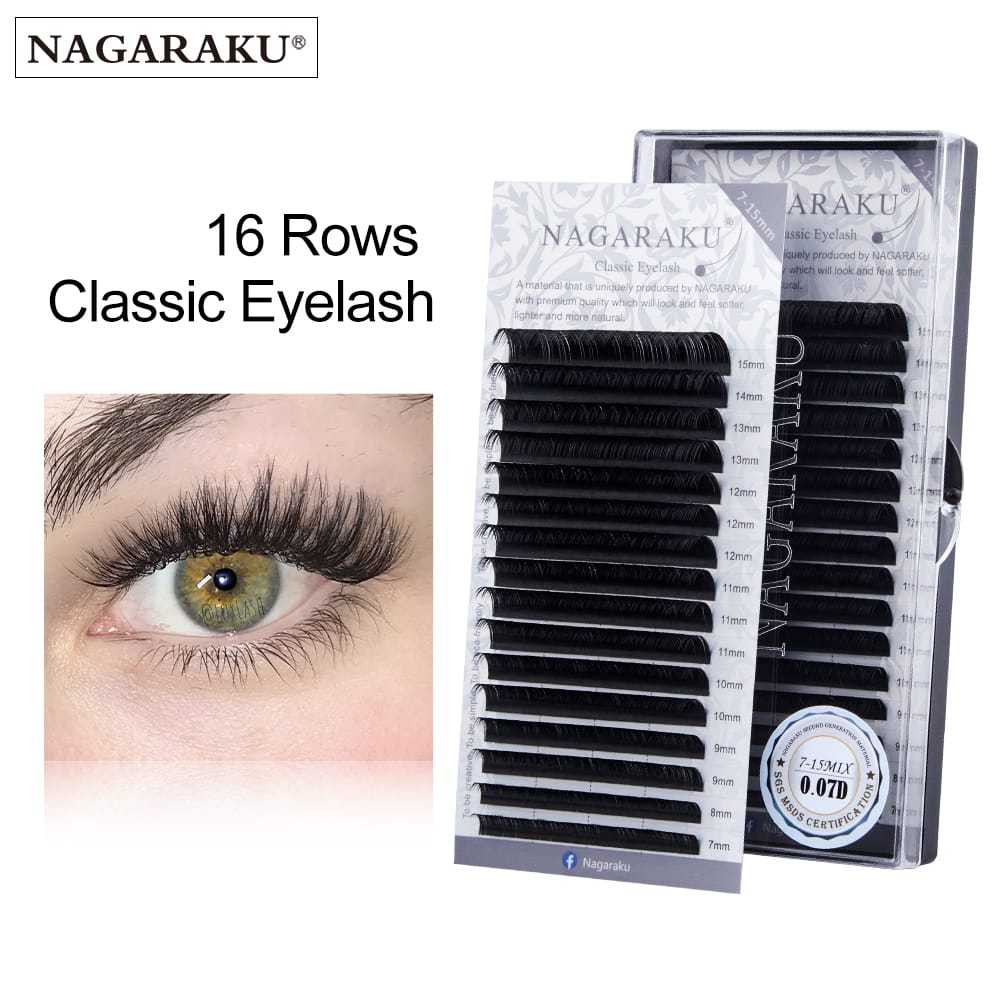 NAGARAKU EYELASH MIX EYELASH EXTENSION / BULUMATA NAGARAKU MIX / NAGARAKU EYELASH EXTENSION MIX SIZE