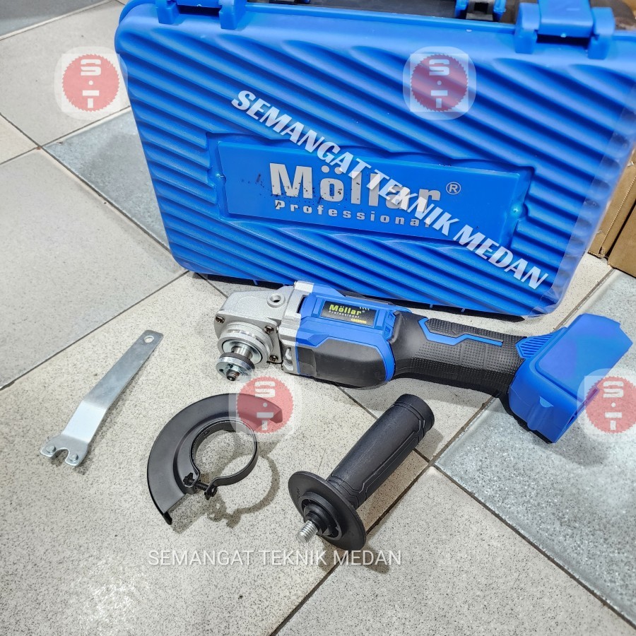 CAG20550 GERINDA TANGAN BATERAI CORDLESS ANGLE GRINDER 4" UNIT MOLLAR