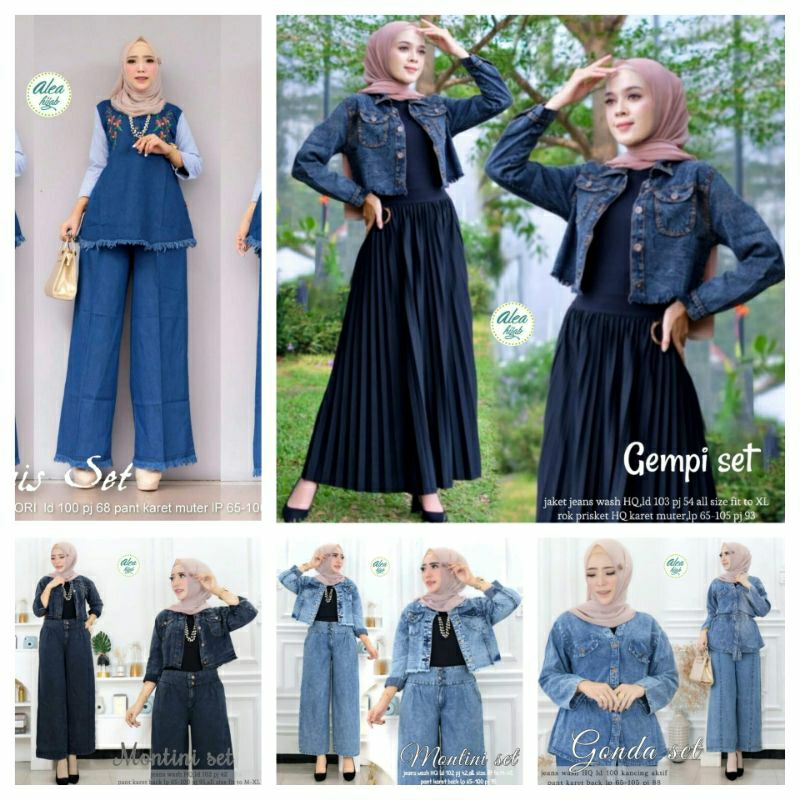 AIRA STELAN//SET WANITA//ONE SET//STELAN WANITA GEMPI  GONDA MONTINI NANIS