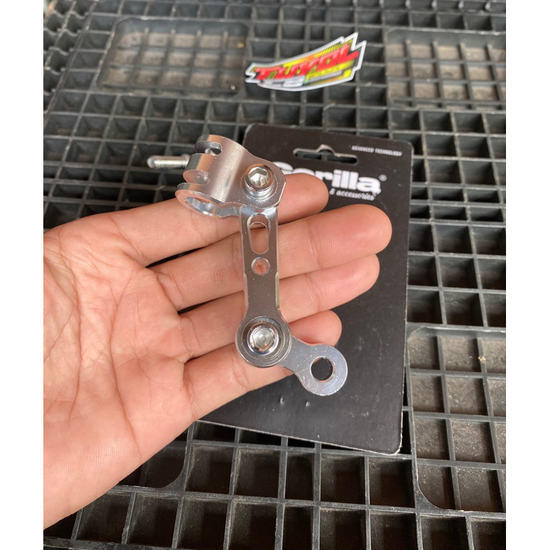 Klem kabel rem rr breket selang rem ninja rr universal dudukan selang rem depan cnc Gorilla