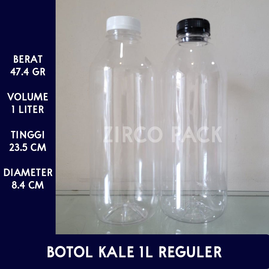 Botol Kale 1000ml / Botol Plastik 1000ml REGULER